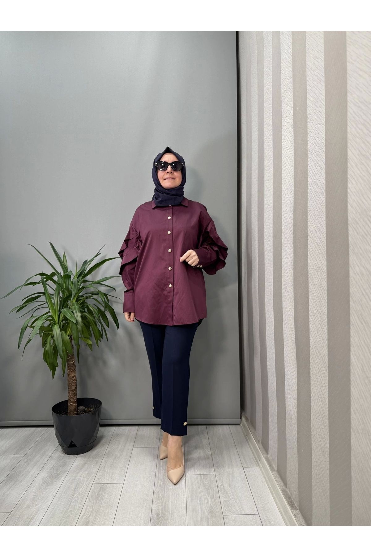 Ghisa Tunik Mürdüm 25YGSTNK4986