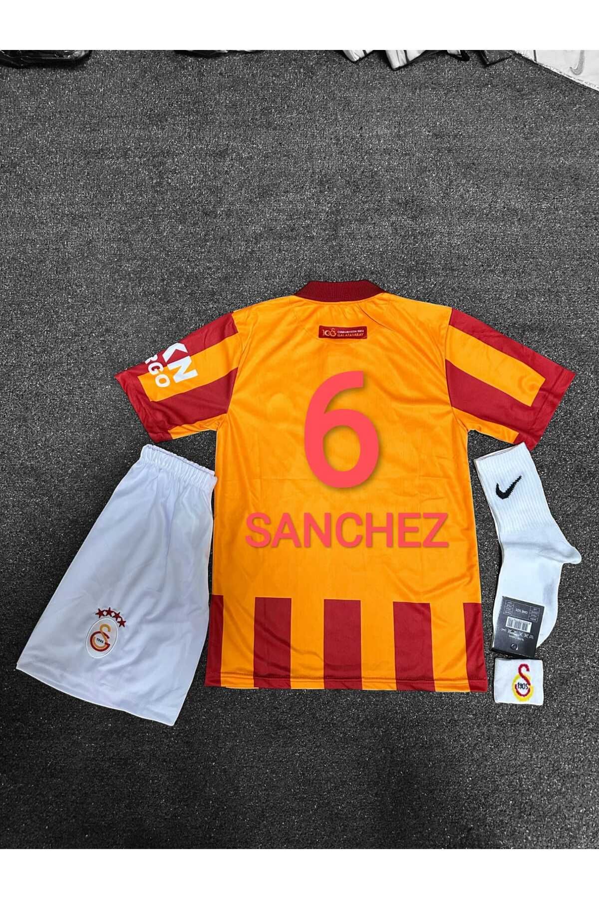 Marka Extra GALAtAsArA'y- 2024.2025 100.YIL ÖZEL ÇOCUK Futbol Forması 4.LÜ SET SHANCHEZ 6