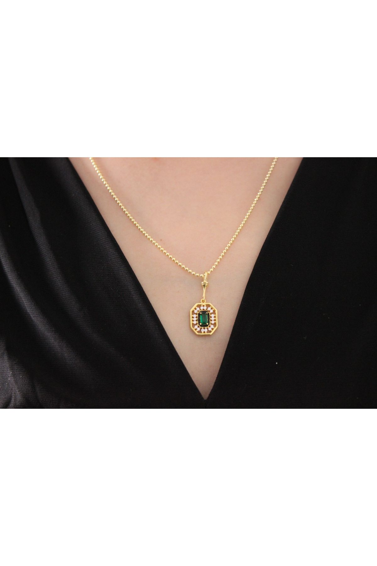 ARGENTAJEW 925 AYAR GÜMÜŞ SERENAY GOLD KOLYE