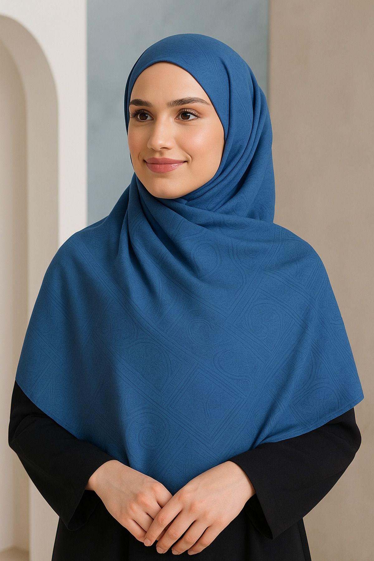 Mirissa scarf MİRİSSA SCARF ETNİK MONEGRAM ŞAL