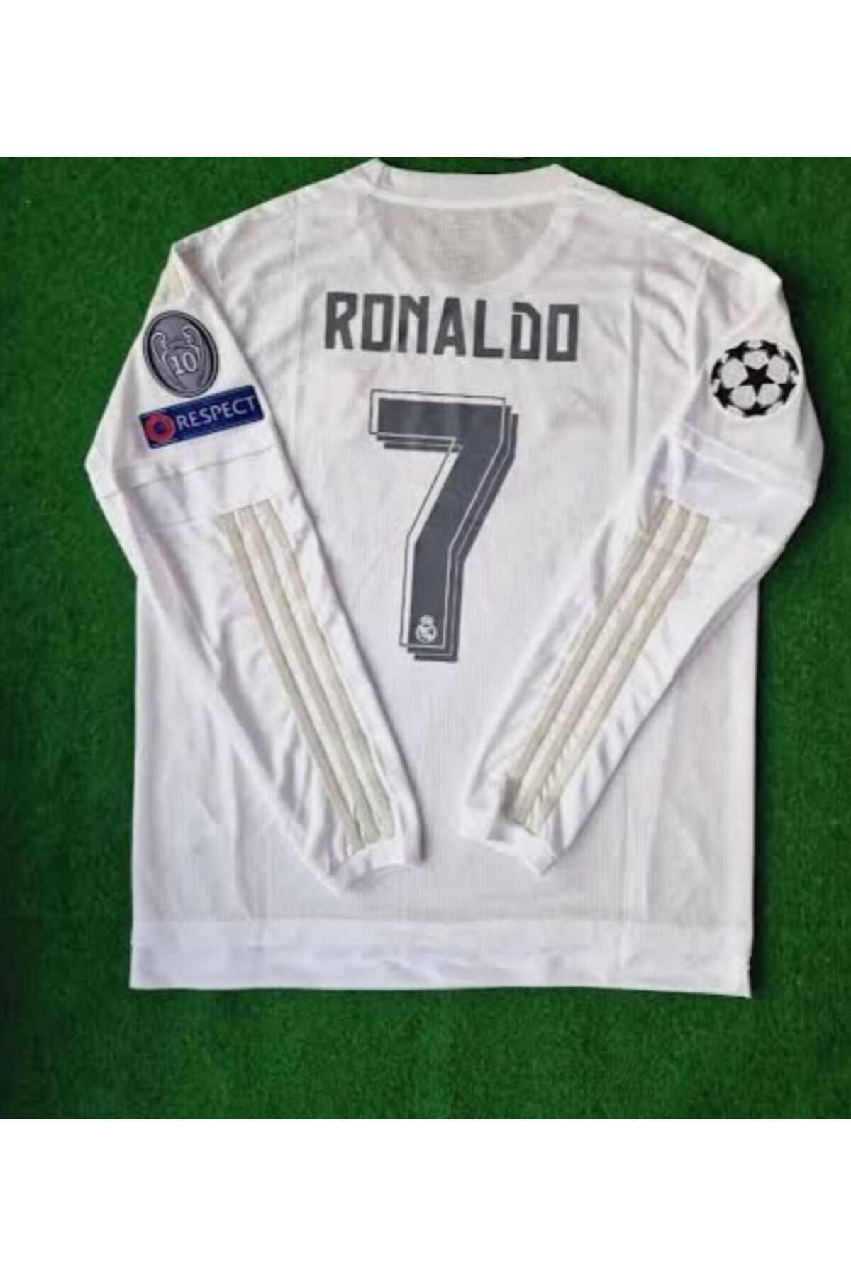 Marka Extra MADRİD R.onâl.do 7 2017/2018 Sezon MİLANO FİNAL YETİŞKİN FutboL Forması BEYAZ