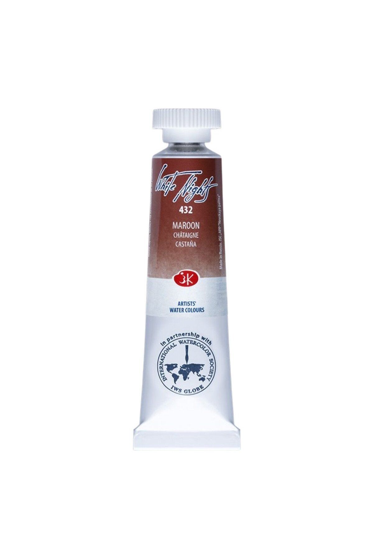 ST. PETERSBURG White Nights Watercolor Tüp Sulu Boya 10ml 432 Maroon
