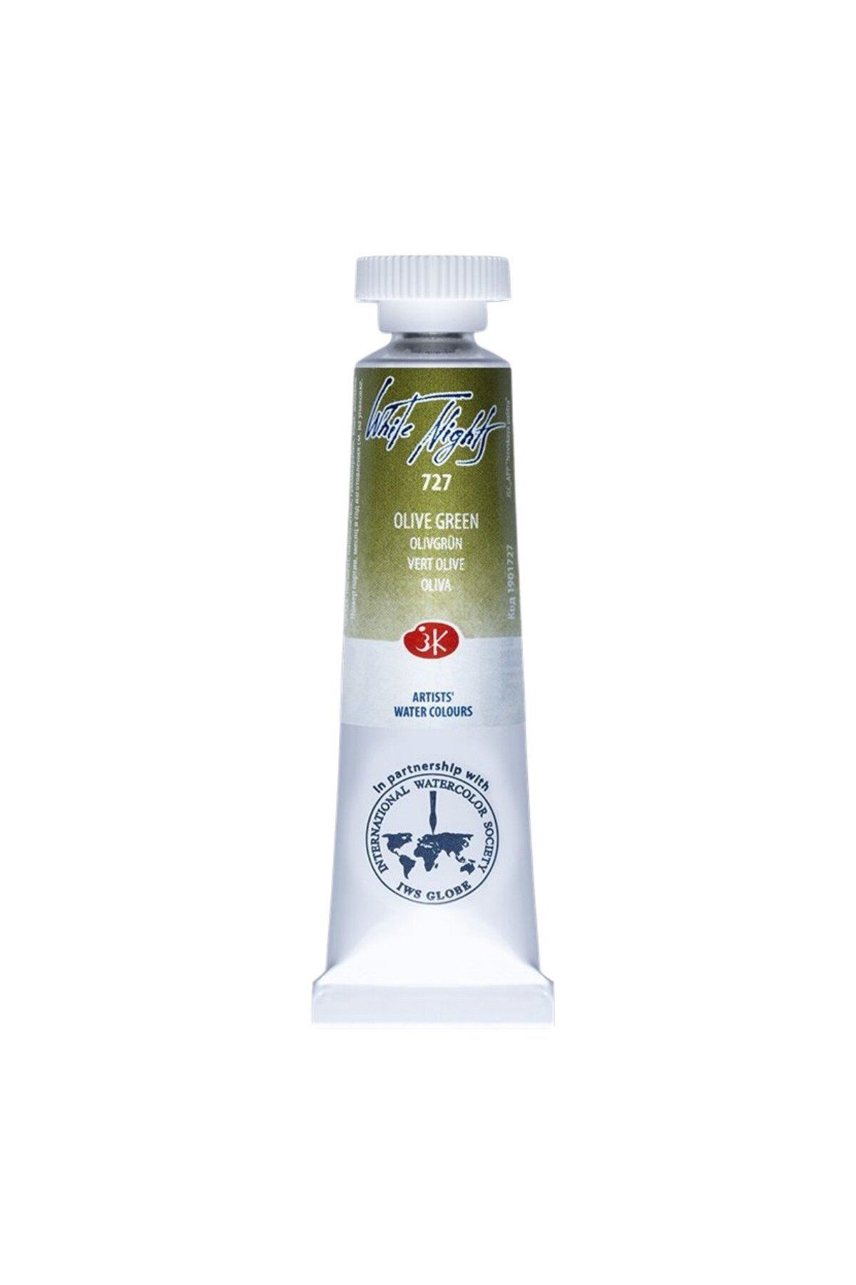 ST. PETERSBURG White Nights Watercolor Tüp Sulu Boya 10ml 727 Olive Green