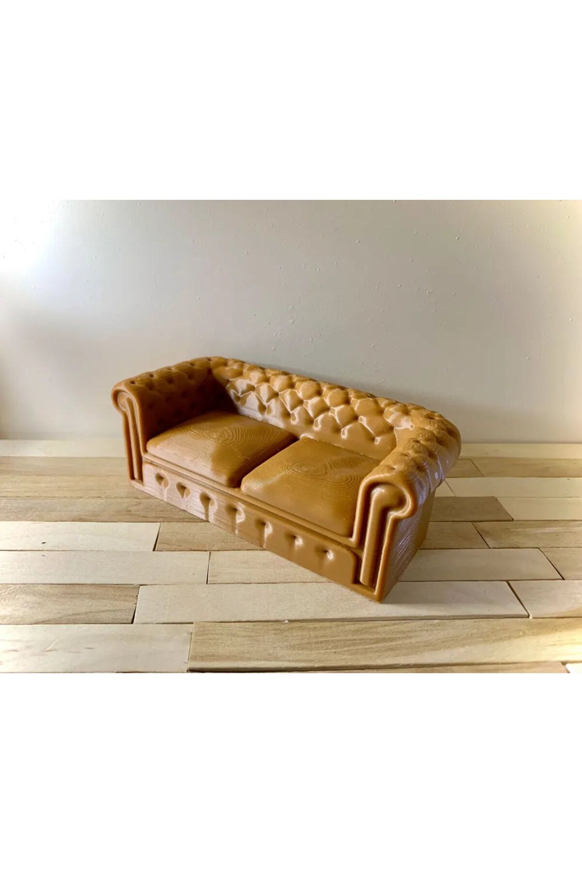 CharmFancy 1/12 Ölçek Çiftli Koltuk Minyatür Diorama Eşya Aksesuar Maket