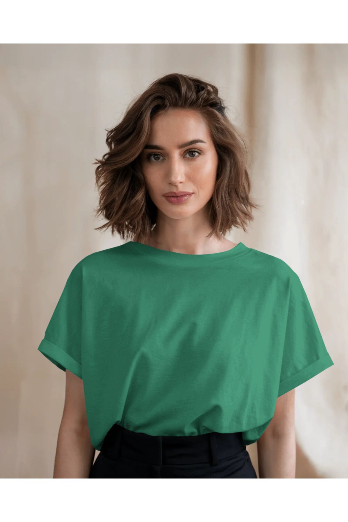 Etoile Studio Unisex Örme Oversize T-shirt