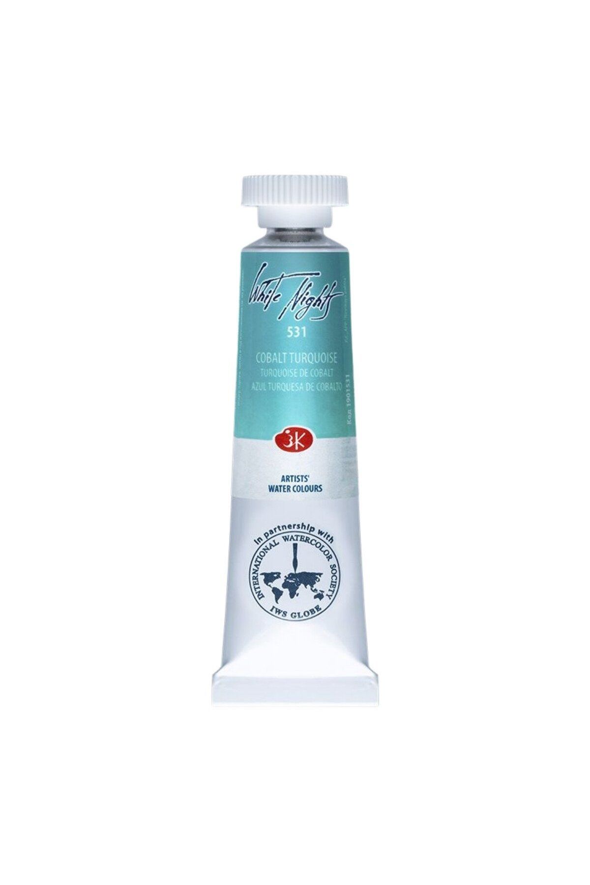 ST. PETERSBURG White Nights Watercolor Tüp Sulu Boya 10ml 531 Cobalt Turquoise