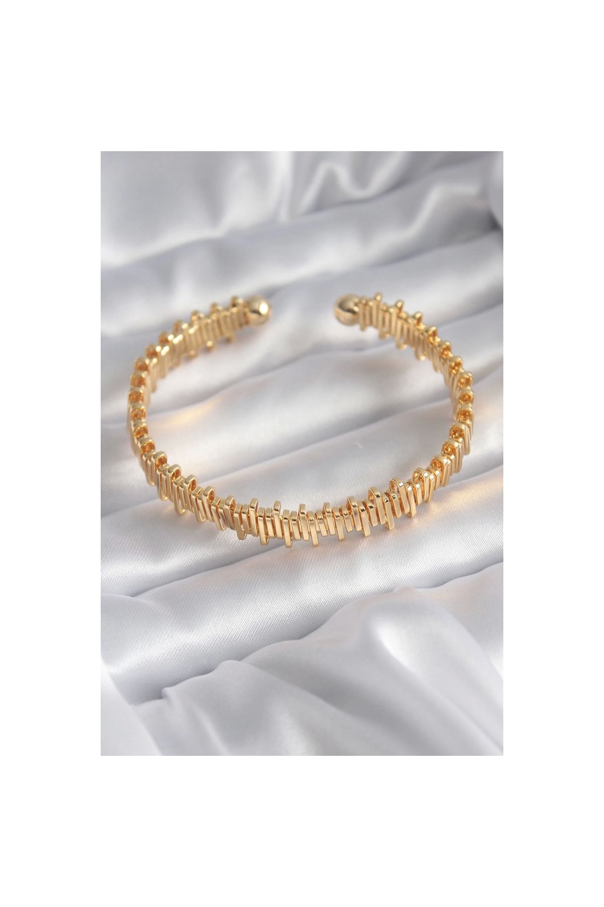 Narnuga 316L Çelik Gold Renk Dorika Model Kadın Bileklik - TJ-BB5780
