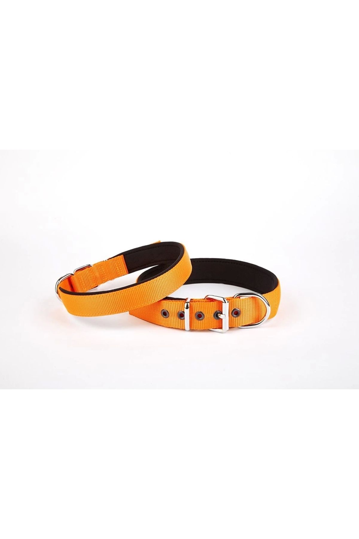 DOGGİ Doggie Softlu Köpek Boyun Tasması 3 cm x 55 cm Turuncu