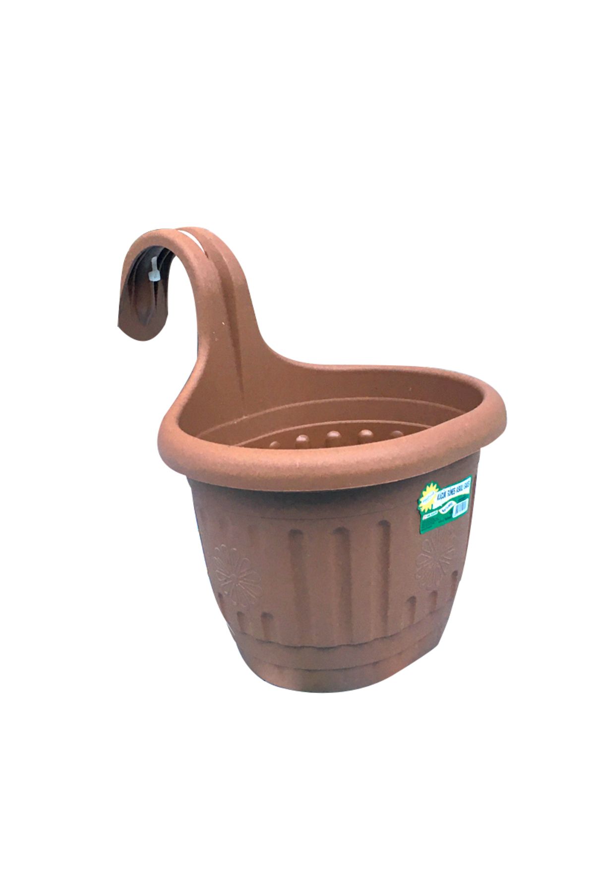 pazarella Askılı Balkon Saksısı Naturel