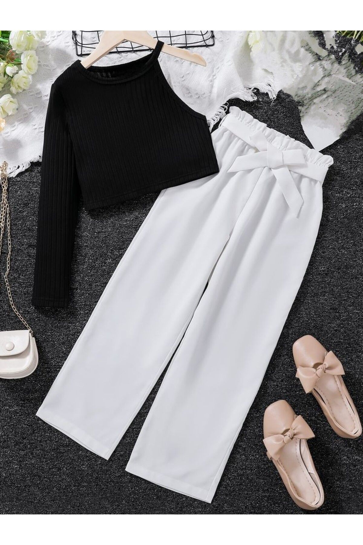 shop 2 li kız çocuk kombin yazlık ve şık tasarım