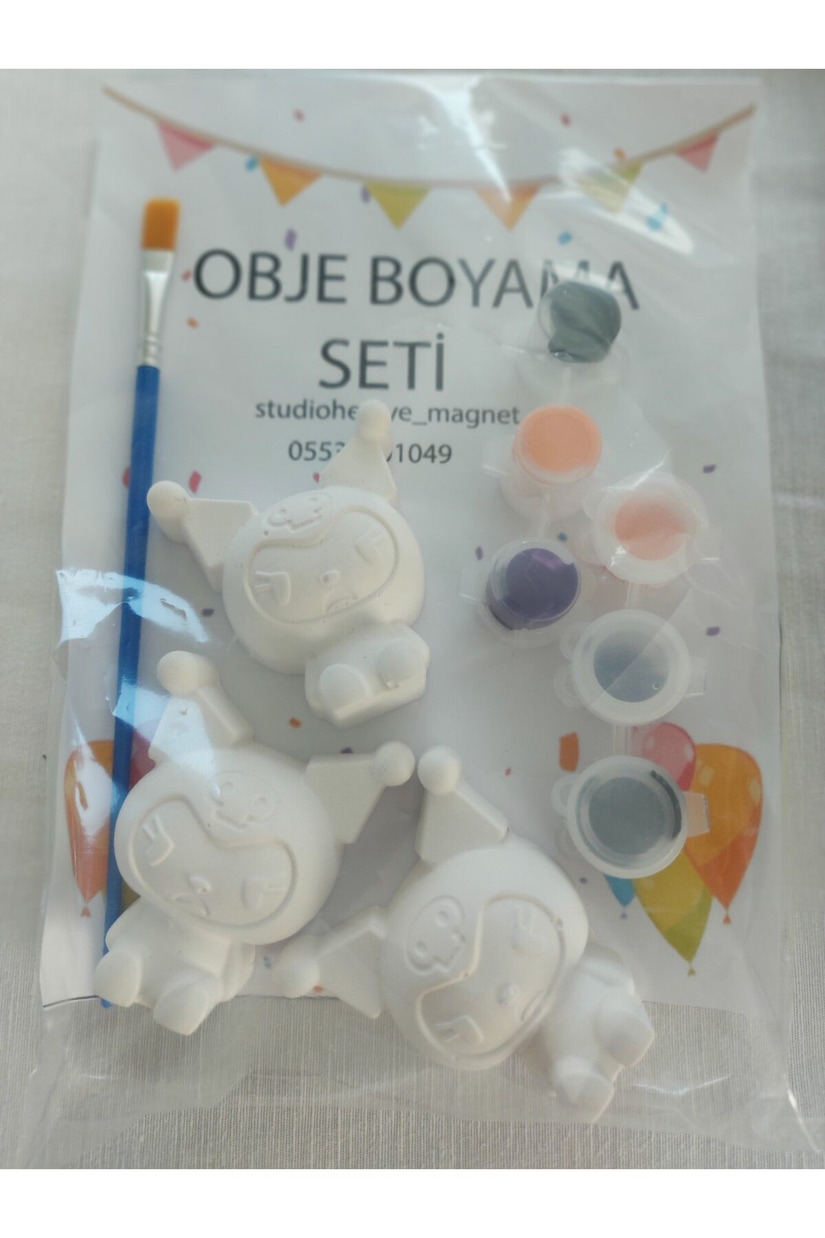 birvarmışbiryokmuş Obje Boyama Seti