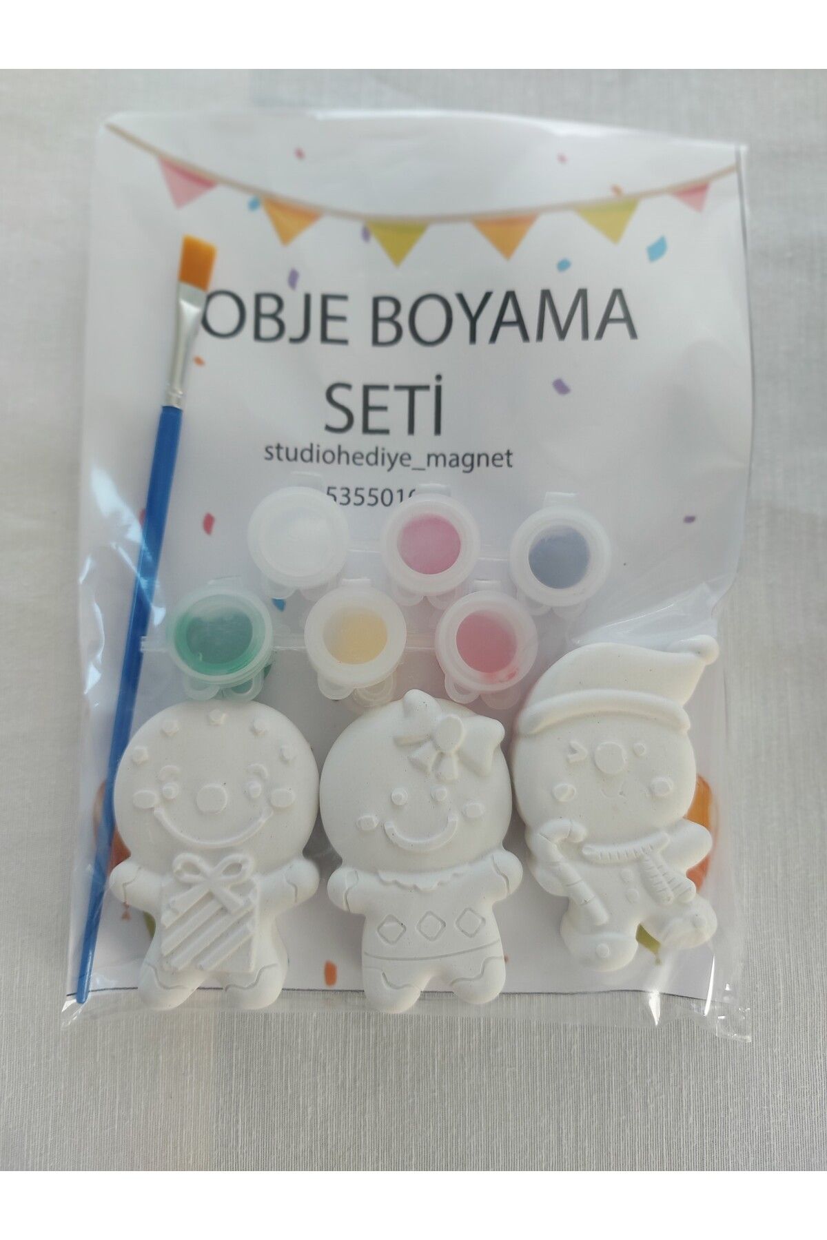 birvarmışbiryokmuş Obje boyama seti
