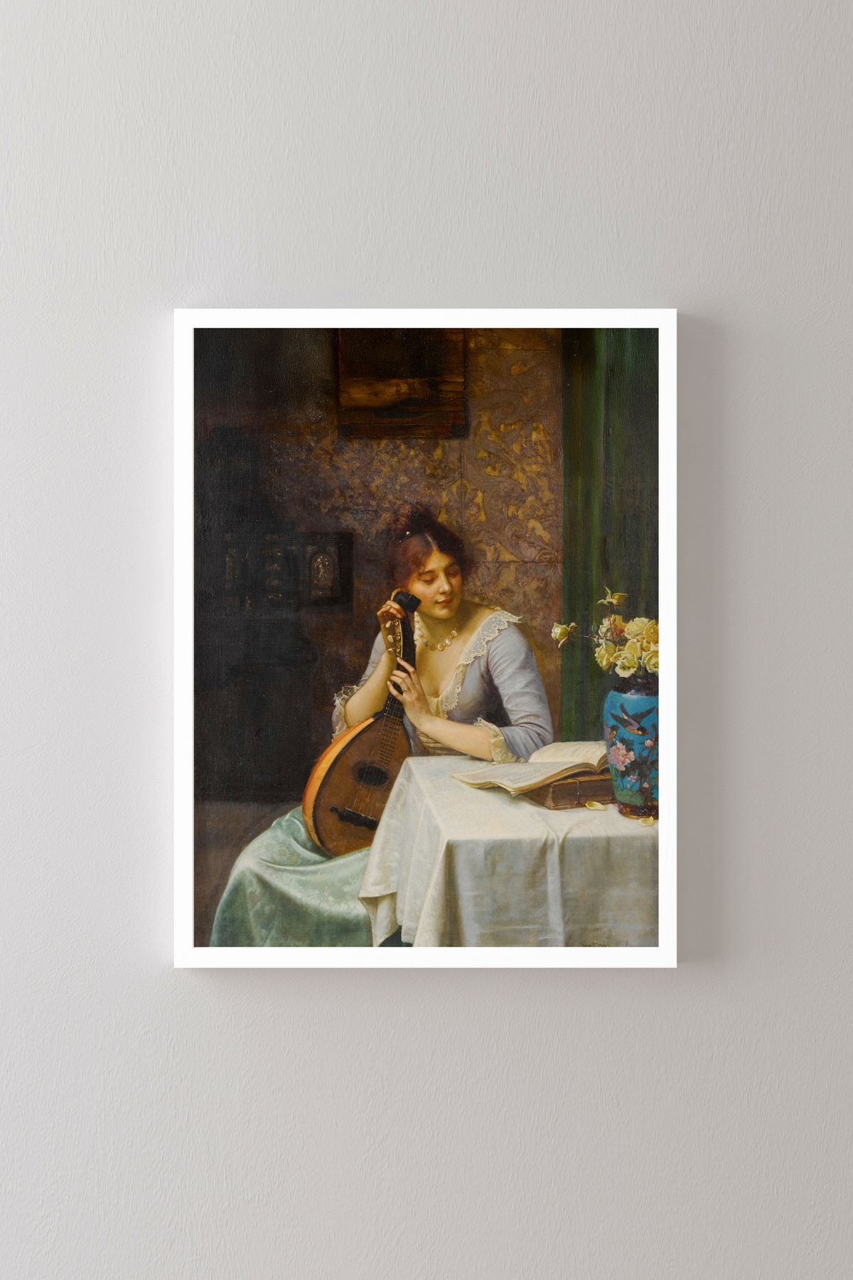 epiqart Nota Çalışması - Beyaz Çerçeve