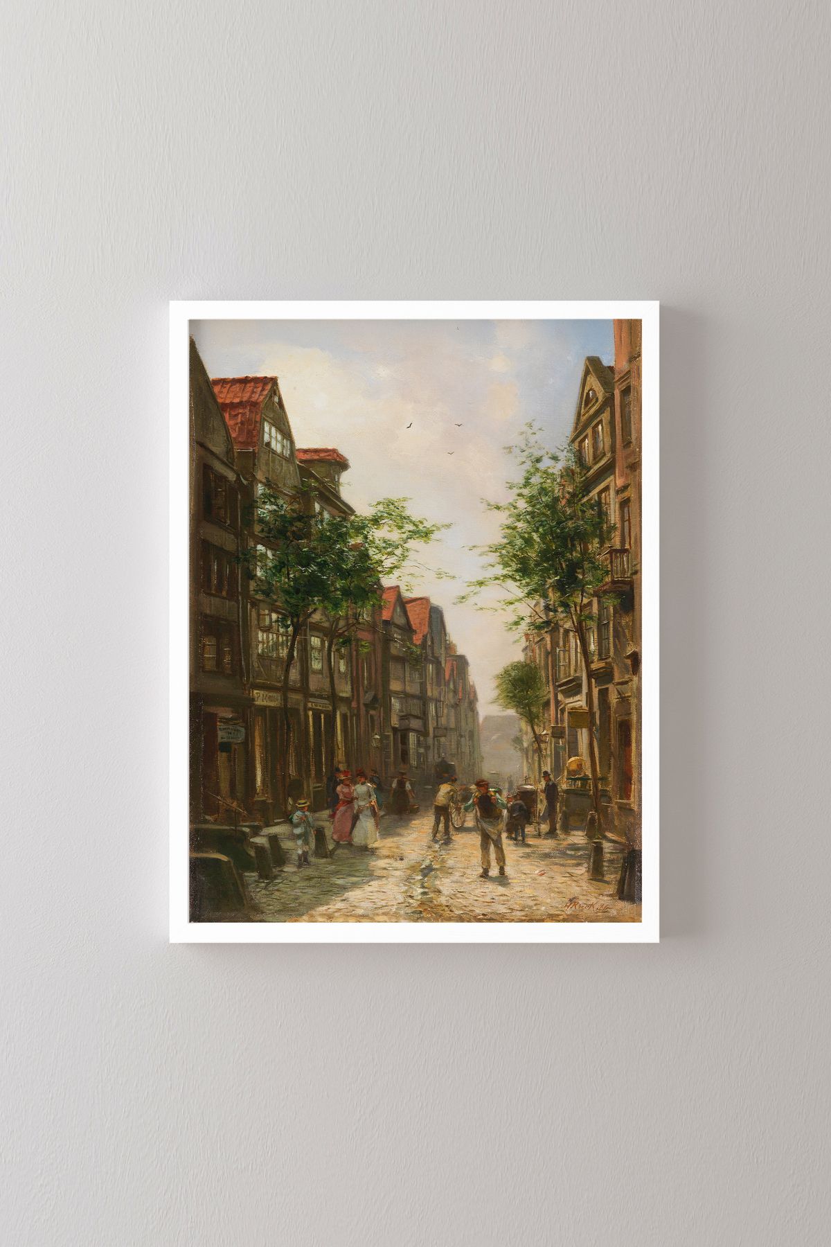epiqart Hamburg - Beyaz Çerçeve