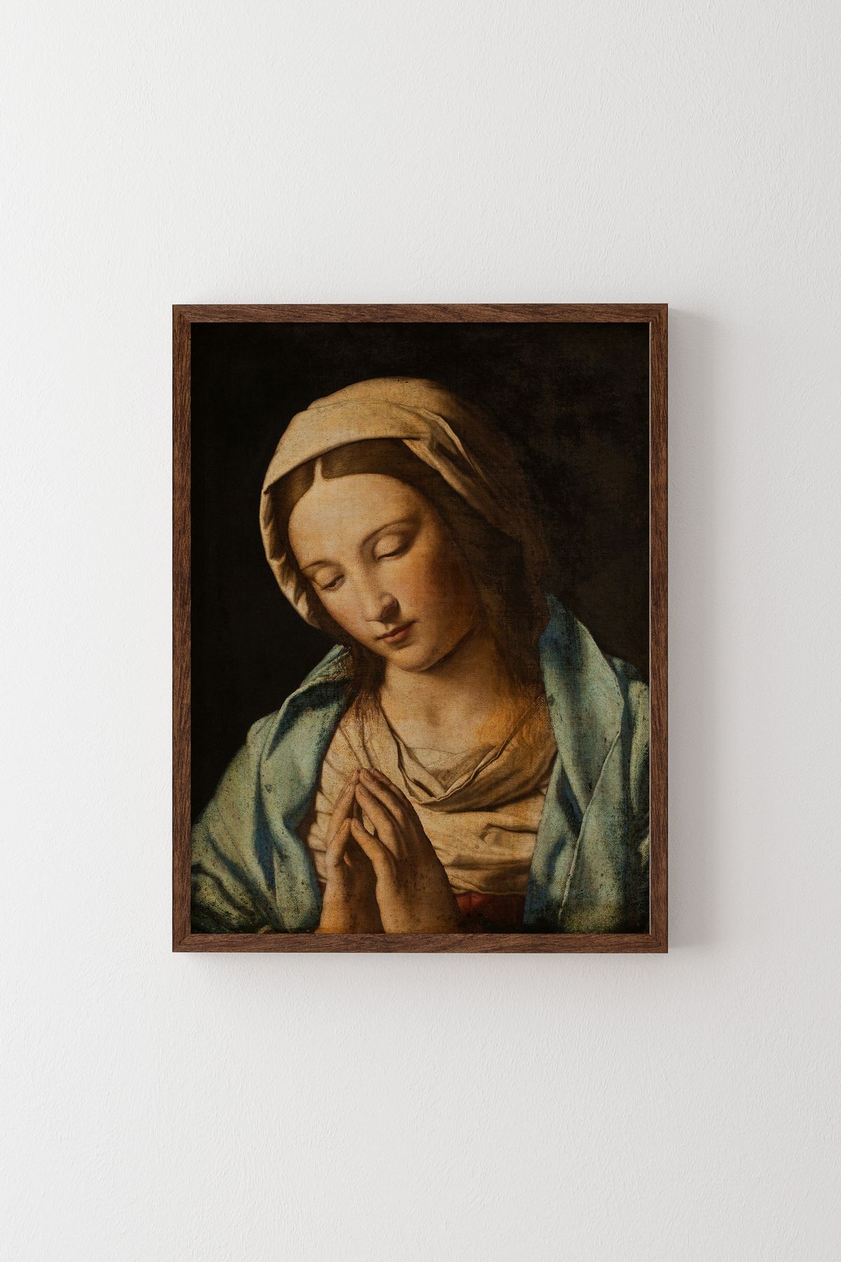 epiqart Dua Eden  - Ahşap Desenli Çerçeve