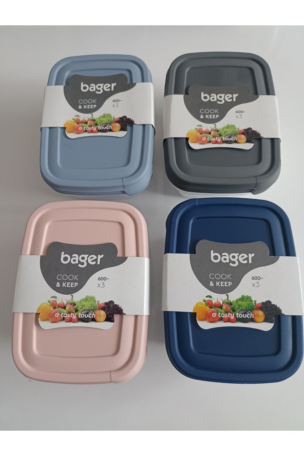 Bager plastik cook&keep saklama kabı 600 ml