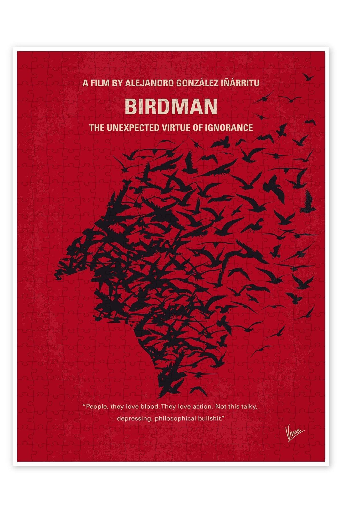 Jeronkarji Birdman 500 Parça Puzzle Yapboz Klasik Film Temalı