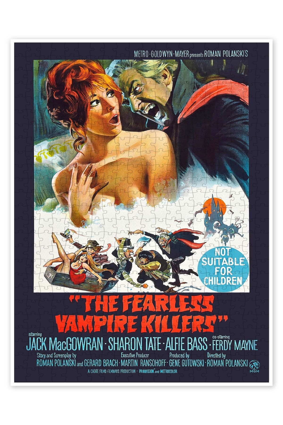 Jeronkarji Vampirlerin Dansı 500 Parça Puzzle Yapboz Klasik Film Temalı