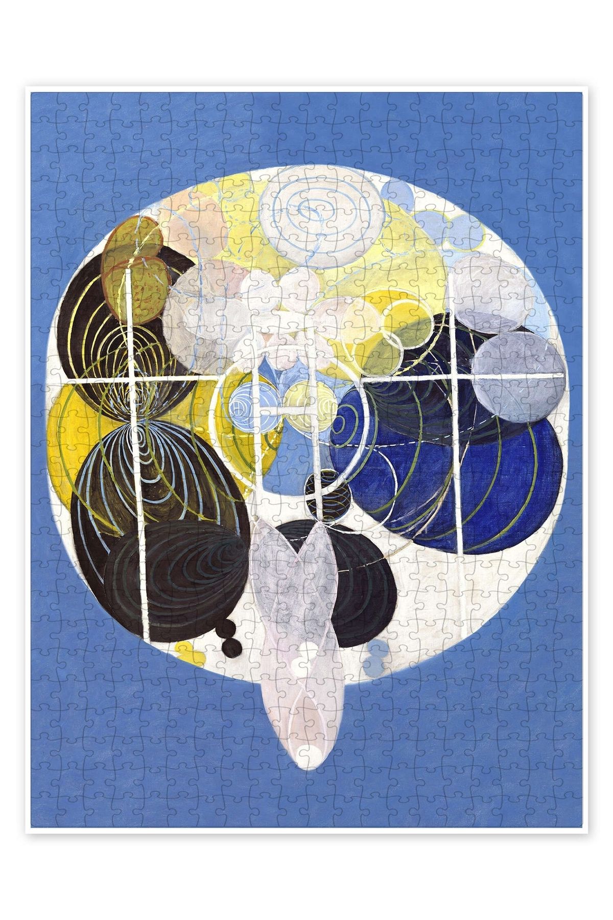 Jeronkarji Büyük Figür Resimleri, No. 5 500 Parça Puzzle Yapboz Bohem Soyut Sanat Temalı