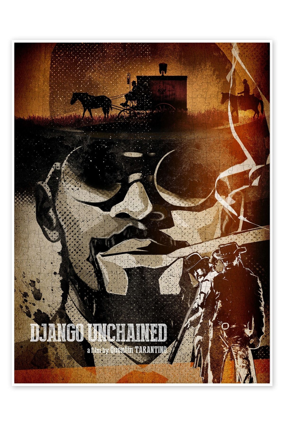 Jeronkarji Django 500 Parça Puzzle Yapboz Klasik Film Temalı