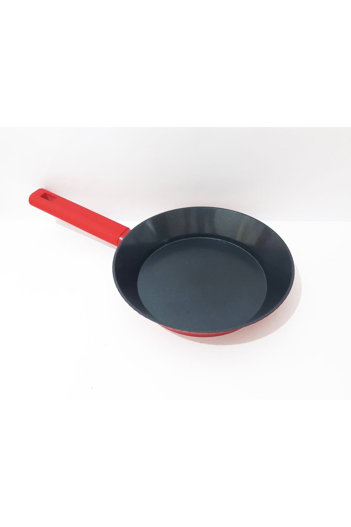 renkli çiçekler 22 CM Tava İndüksiyon Tabanlı Yapışmaz Tava Kızartma Tavası Derin Pişirme Tava