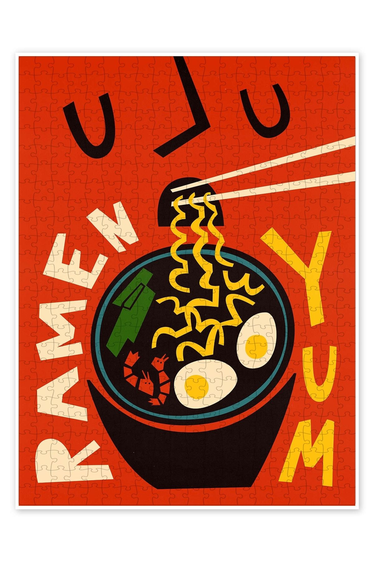 Jeronkarji Ramen 500 Parça Puzzle Yapboz Mutfak Temalı Yetişkinler için