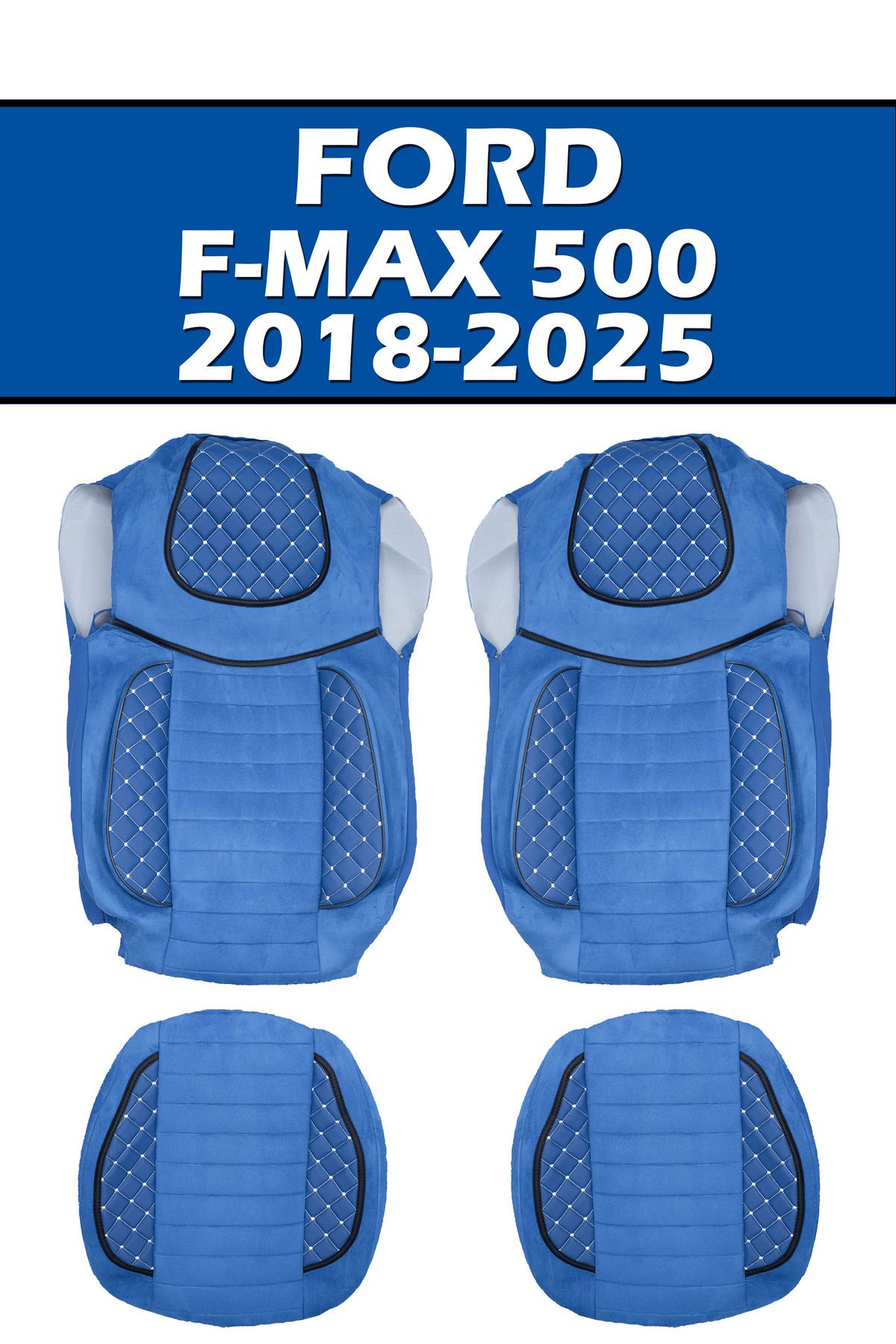 VIPTIRSHOP FORD FMAX (2018-2025) DERİ SÜET ORTAPEDİK KOLTUK KILIFI