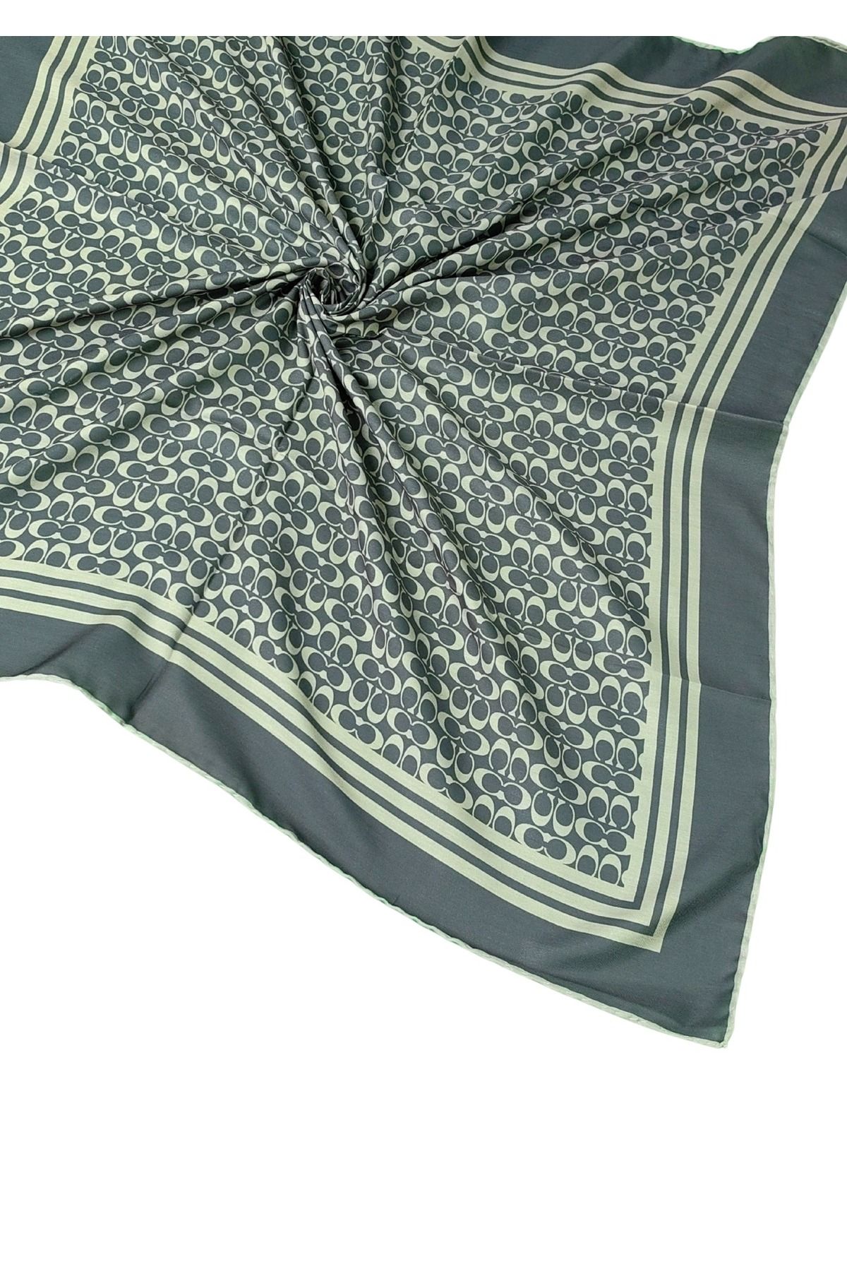 mim eşarp Işıl İpek C Desen Cotton Vual Eşarp 90x90 cm