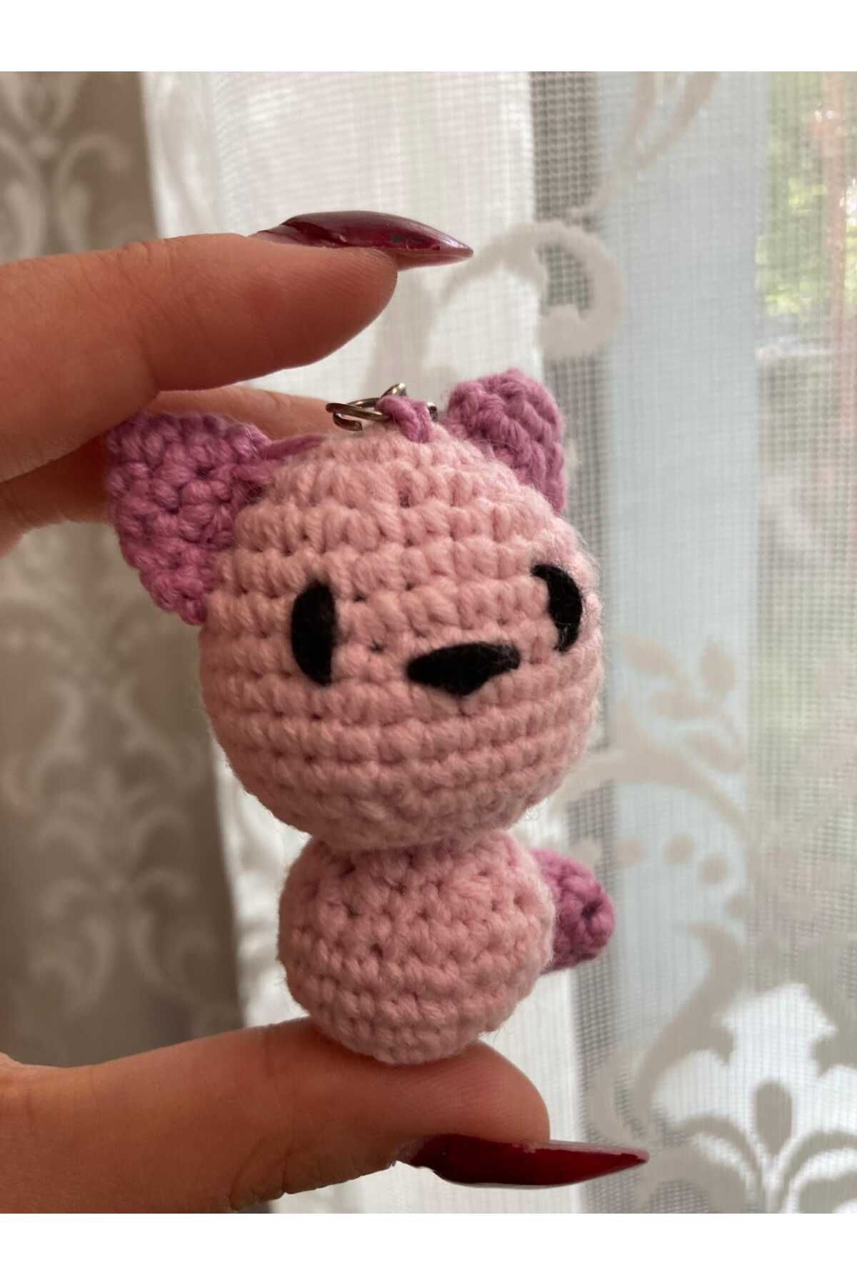 EBAdizayn Amigurumi El Yapımı Kedi Anahtarlık