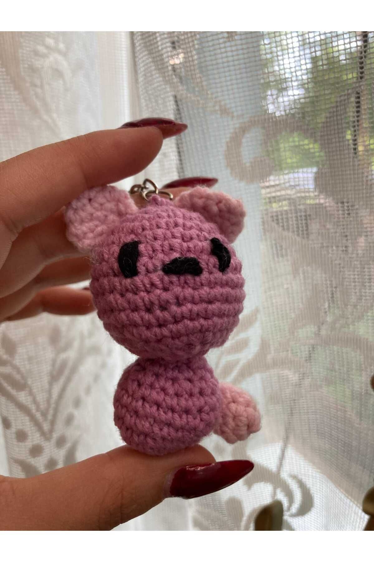 EBAdizayn Amigurumi Kedi Anahtarlık Hediyelik