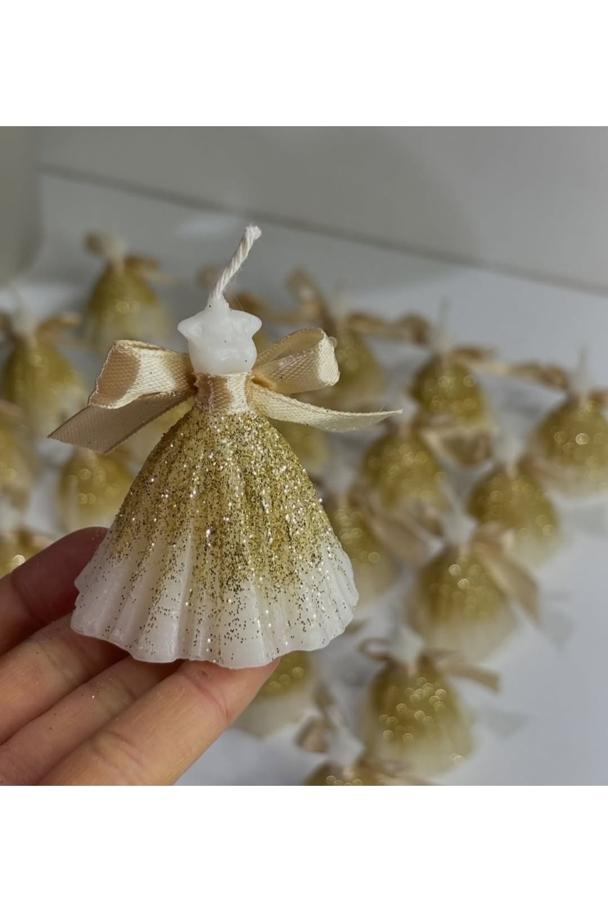ddecco Nikah nişan hediyelik gelin mum 25 adet söz kına doğumgünü hediyelik