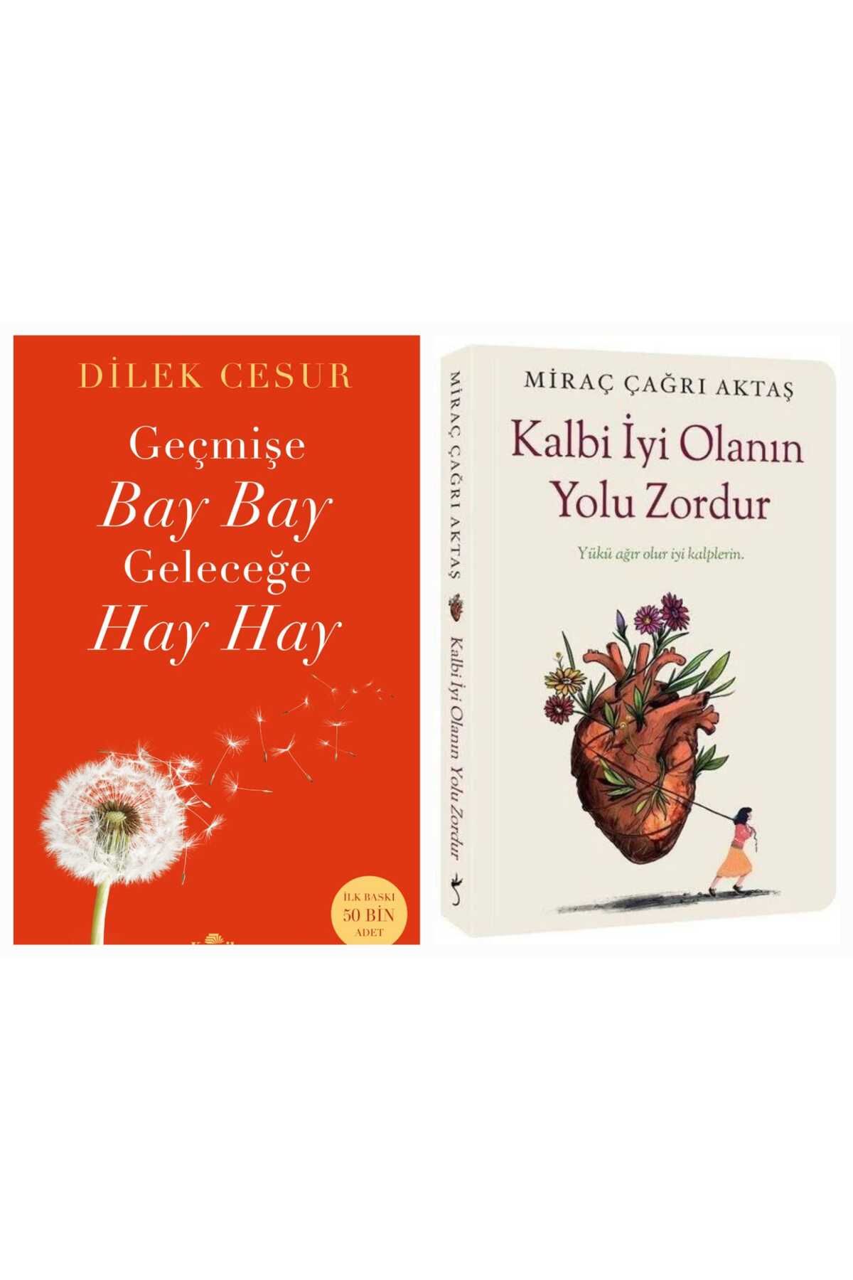 Kronik Kitap Geçmişe Bay Bay (Dilek Cesur) & Kalbi İyi Olanın Yolu Zordur 2'li set