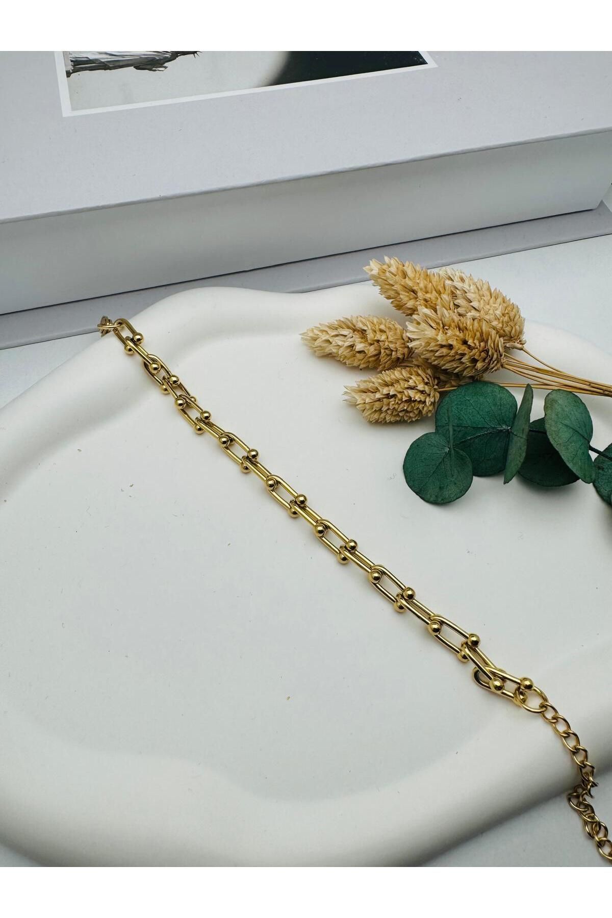 RBY Çelik Bileklik (Gold) Blk 249