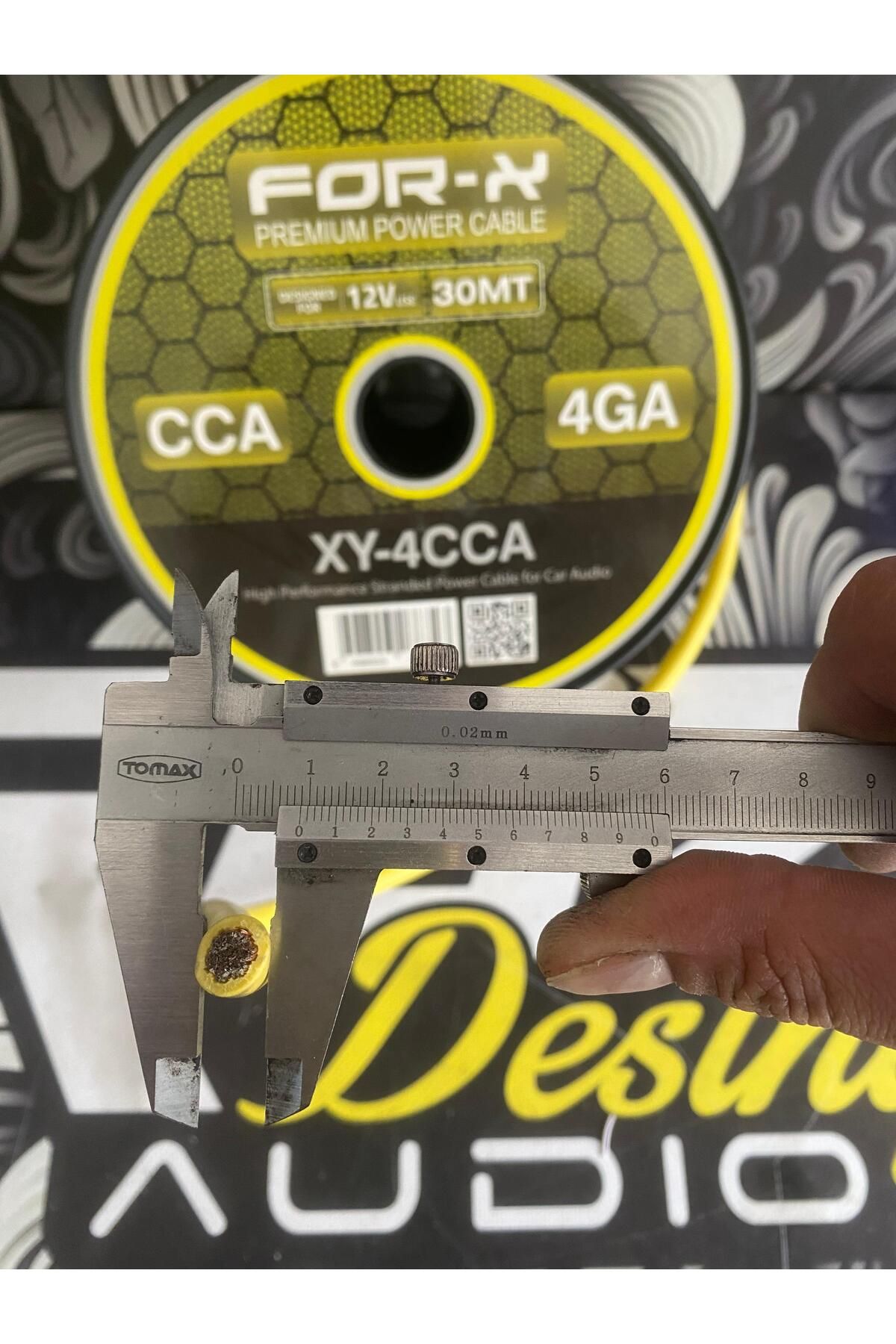 For-X 4GA CCA OTO SES SİSTEMİ GÜÇ KABLOSU (5 METRE)