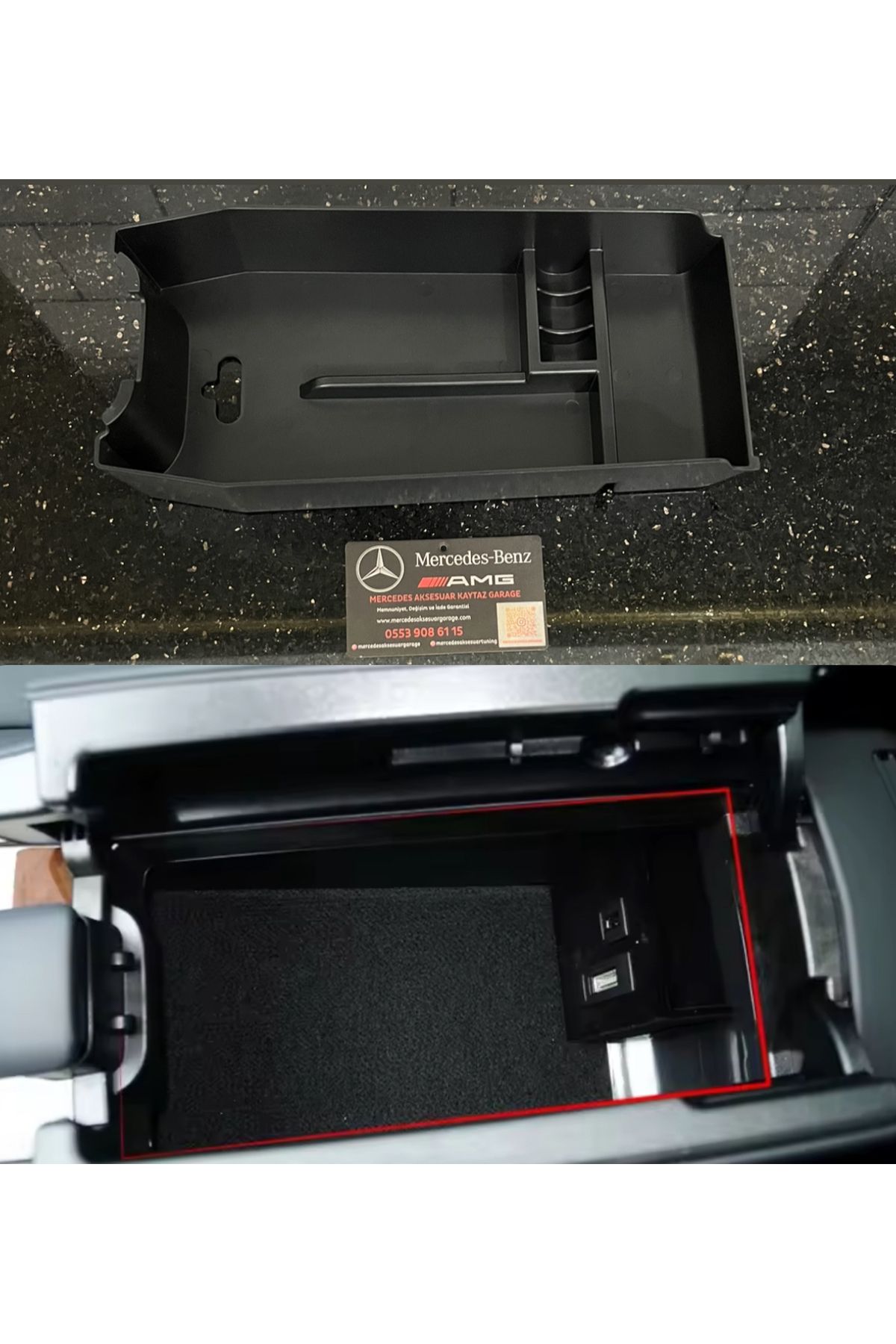 kaytaz MERCEDES W212 KOLÇAK ORGANİZER KUTU KOLÇAK FOTOĞRAFTAKİ GİBİ İSE UYAR SADECE