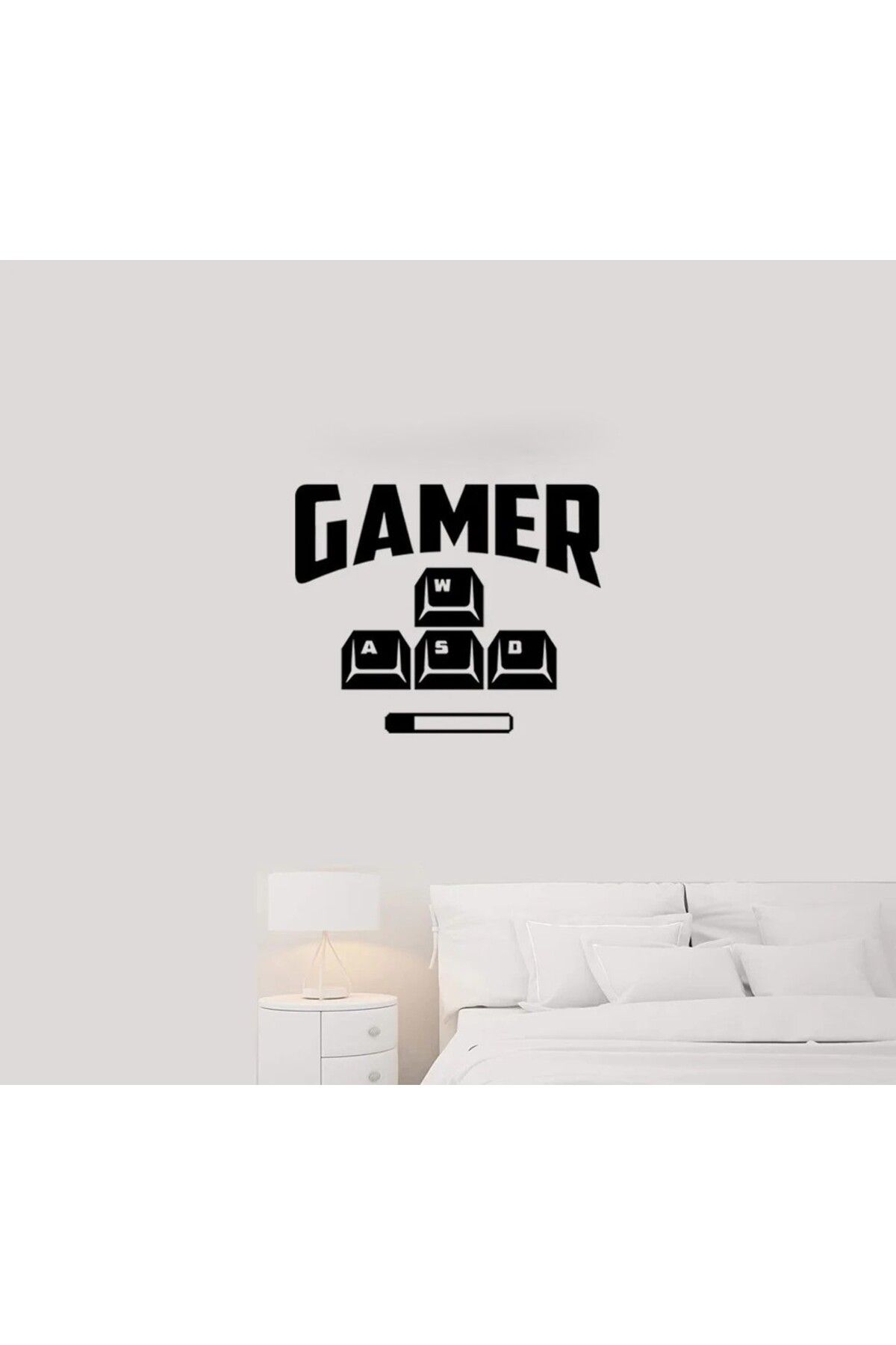 Meriç Lazer Ahşap Gamer Tuşlu Duvar Dekoru