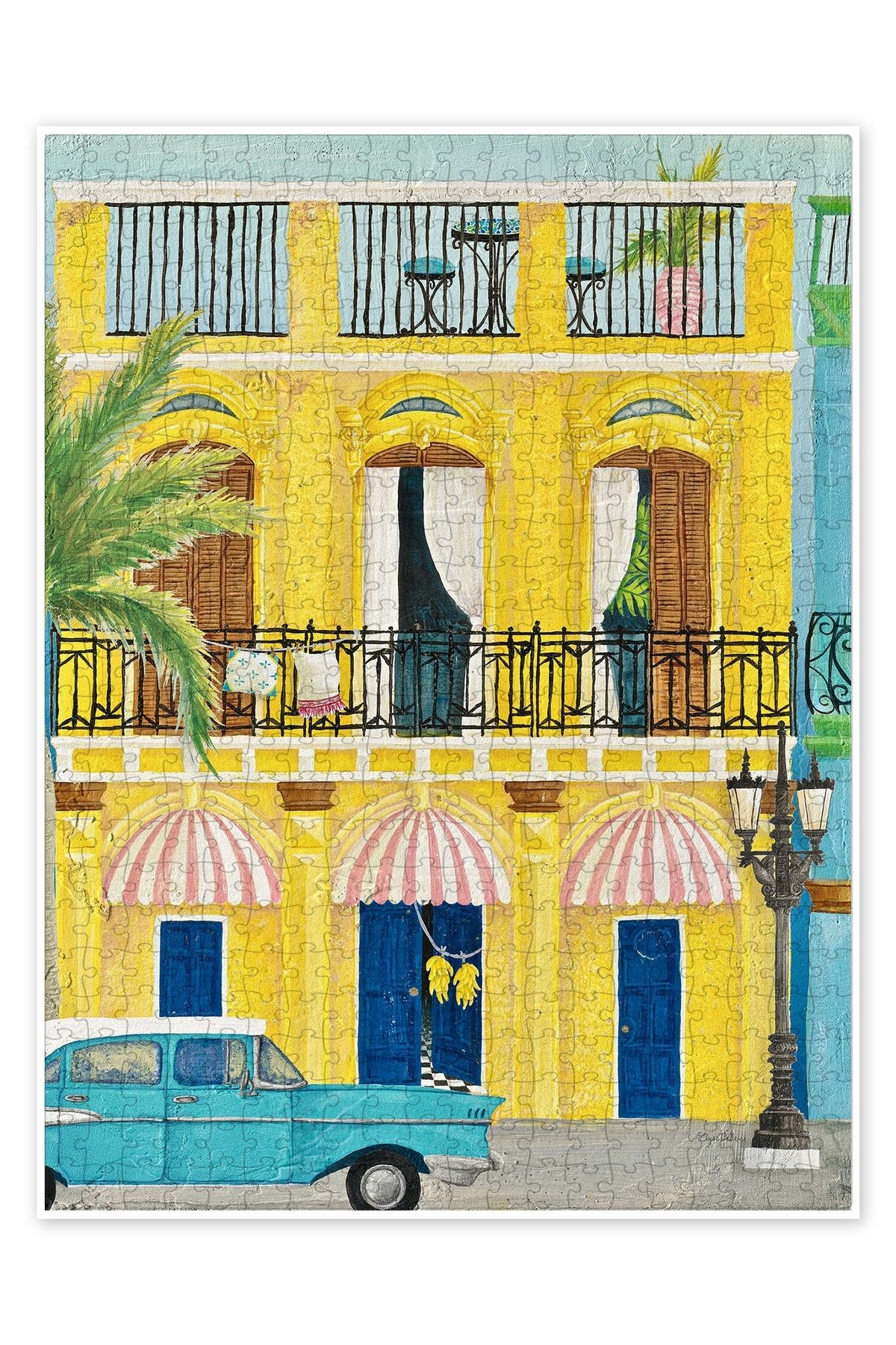 Jeronkarji Havana V 500 Parça Puzzle Yapboz Şehir Manzara Temalı Hobilik