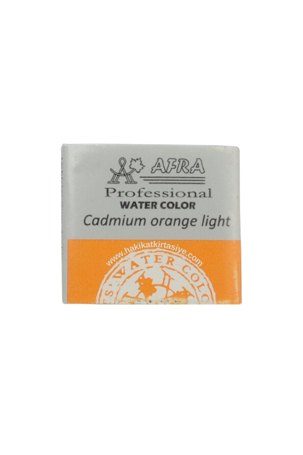 Afra Profesyonel Tam Tablet Sulu Boya 321 Cadmium Orange Light