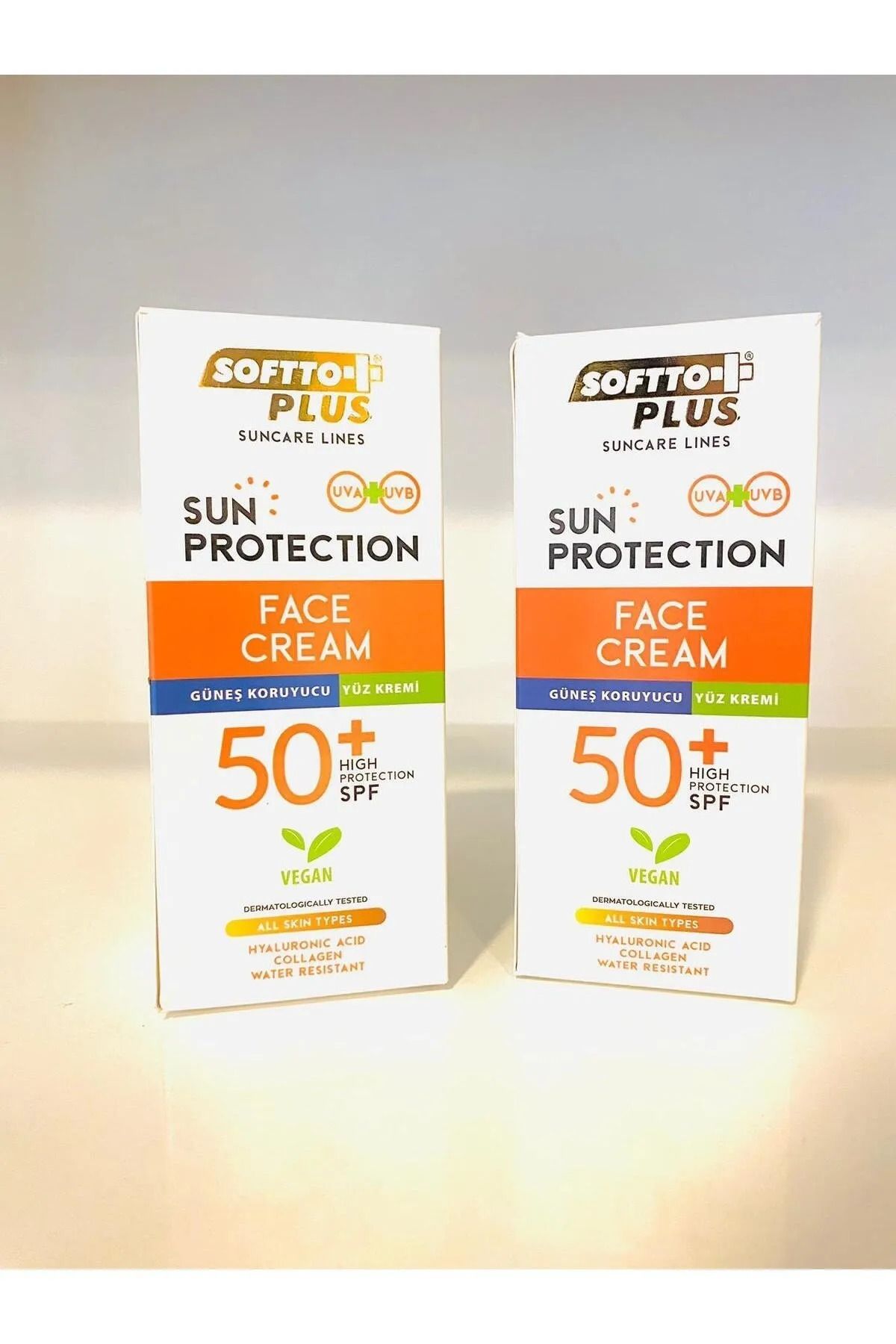 soffto plus Güneş Koruyucu Yüz kremi 75 ML SPF 50+ 2 Adet