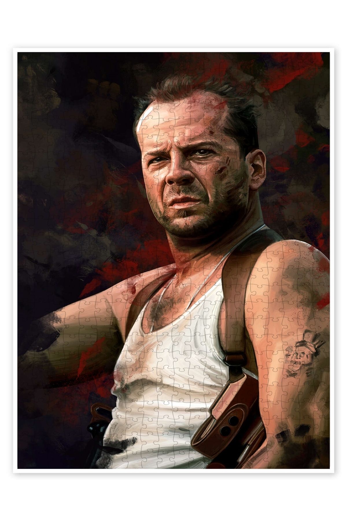 Jeronkarji John McClane - Die Hard 500 Parça Puzzle Yapboz Klasik Film Temalı