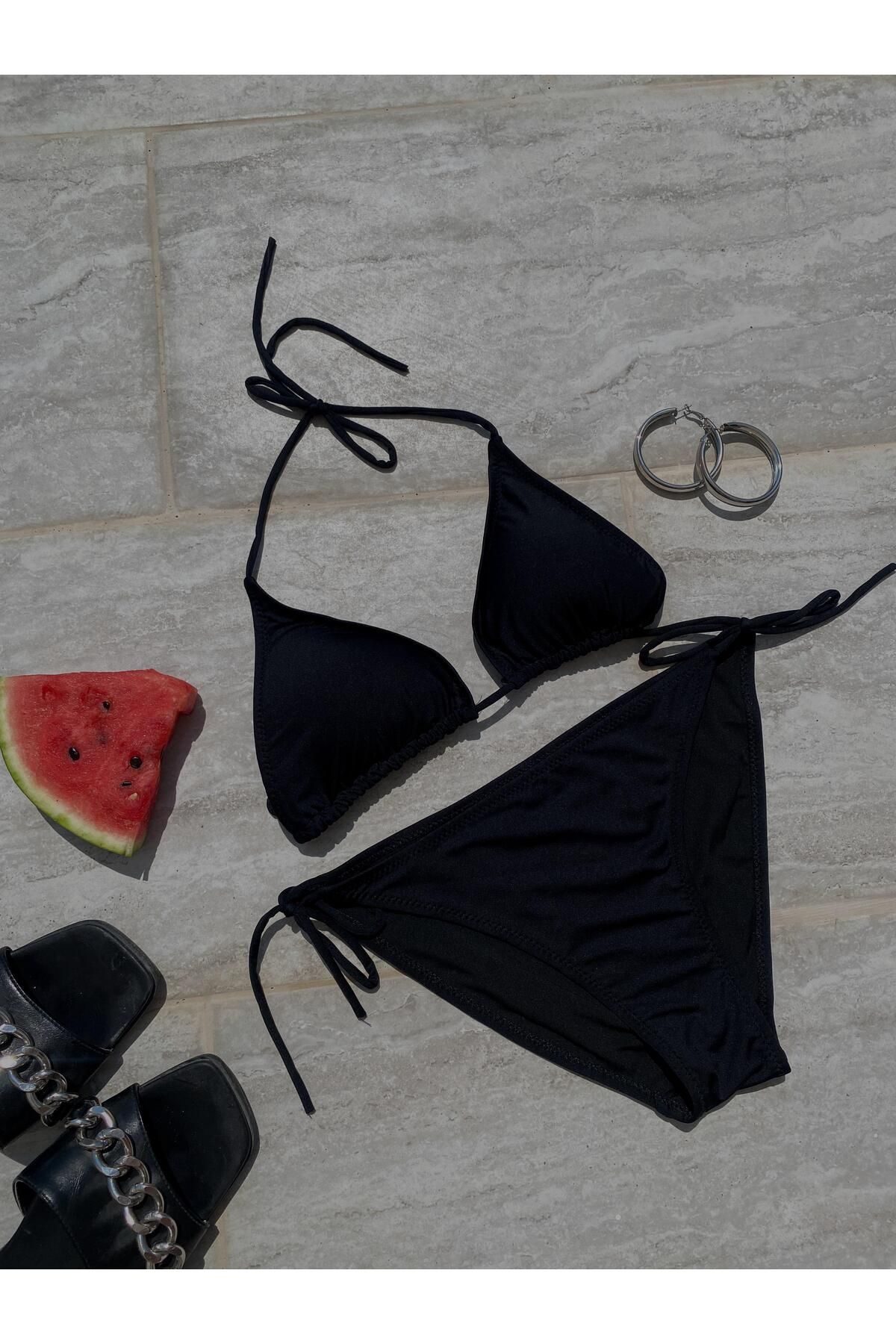 Amour Midnight Crush Siyah Bikini Takımı