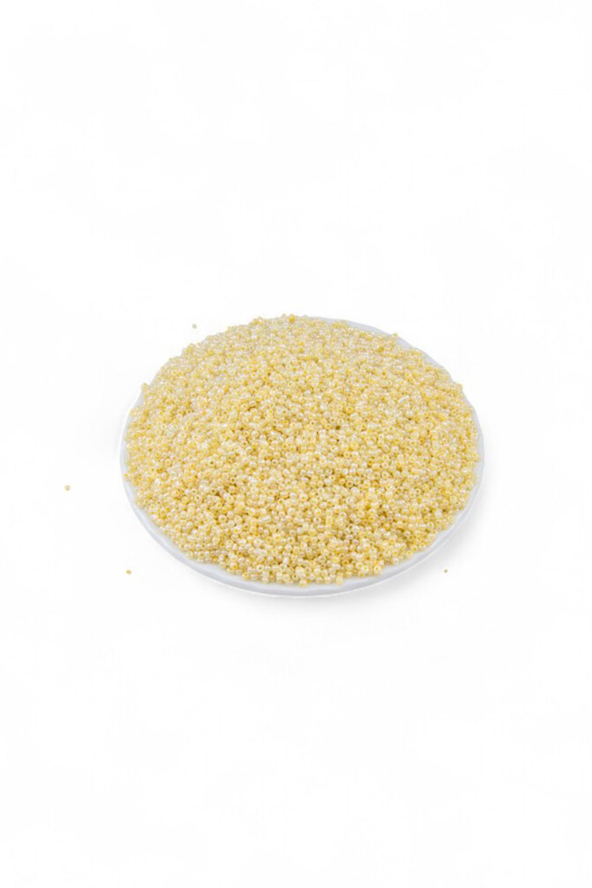 Serhat Aksesuar ve El İşçilik İnci Krem (11/0) 2 mm Kum Boncuğu 100 gr