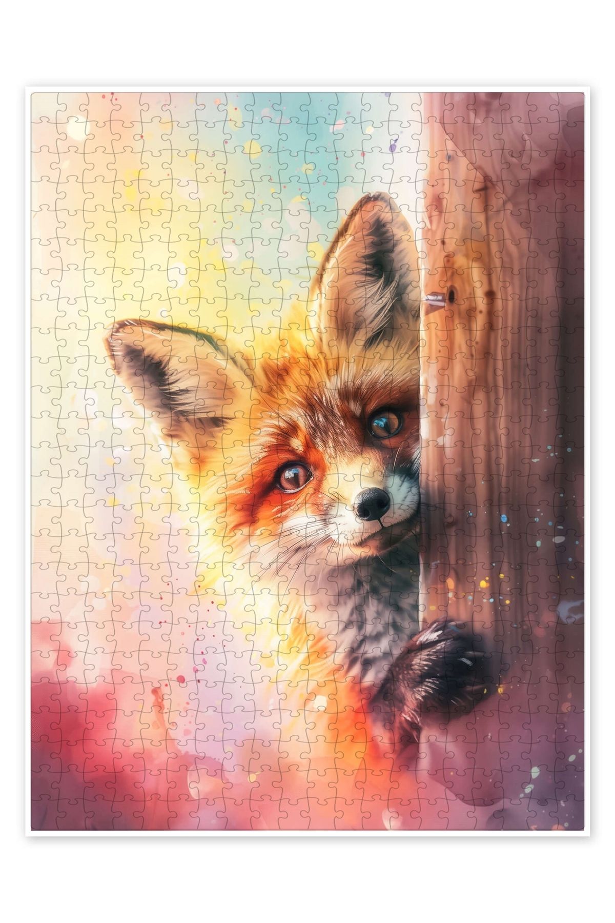 Jeronkarji Benim, Foxie! 500 Parça Puzzle Yapboz Çocuklar için Neşeli Hayvan Temalı