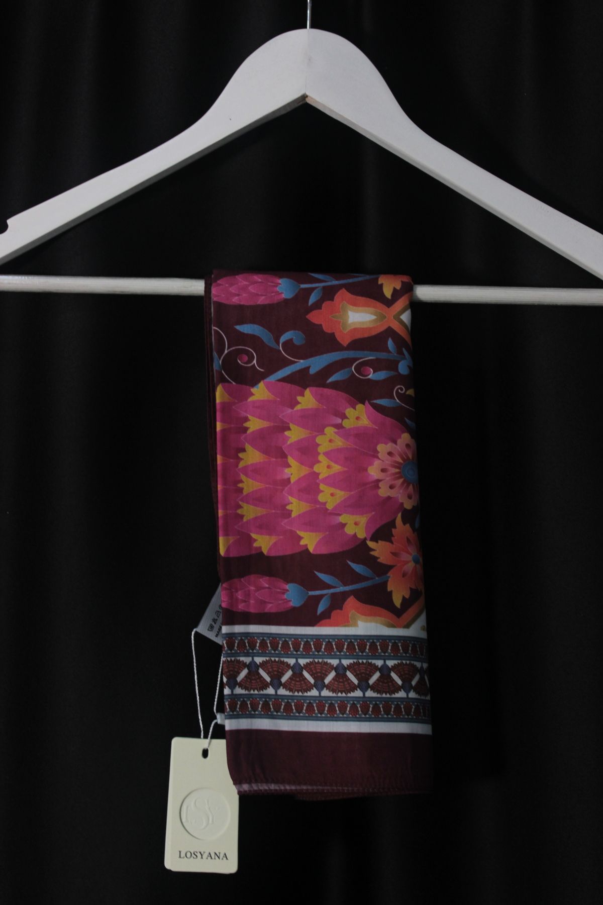 Mirissa scarf MİRİSSA SCARF PREMIUM KALİTE DİJİTAL SOFT ŞAL ETNİK DESEN