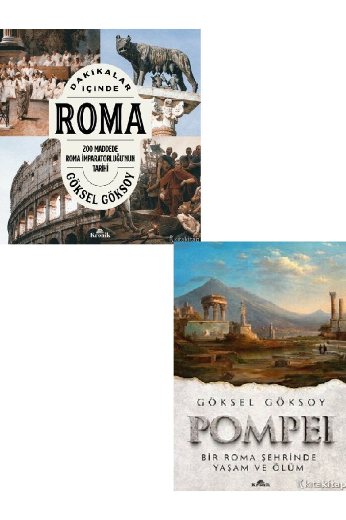 Kronik Kitap Dakikalar İçinde Roma - Pompei - Göksel Göksoy 2 KİTAP ( ÜCRETSİZ KARGO )