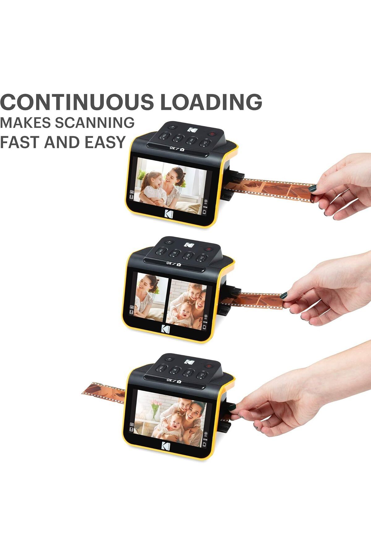 Kodak-SLIDE N SCAN Film and Slide Scanner with Large 5” LCD Screen 5
