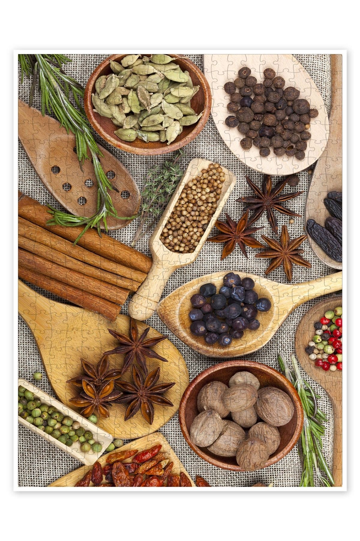 Jeronkarji Baharatlar ve Otlar II 500 Parça Puzzle Yapboz Mutfak Temalı Yetişkinler için