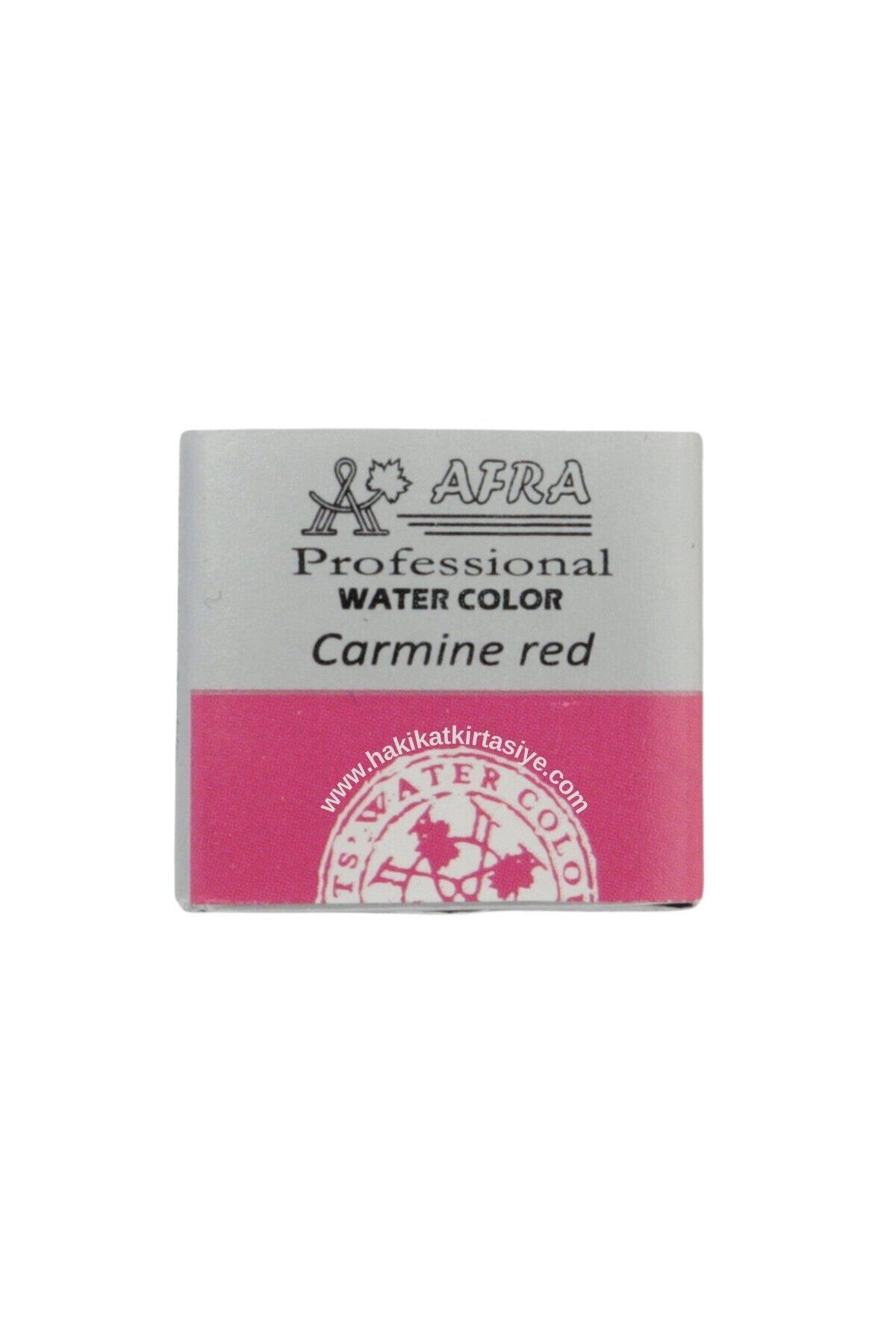 Afra Profesyonel Tam Tablet Sulu Boya 335 Carmine Red