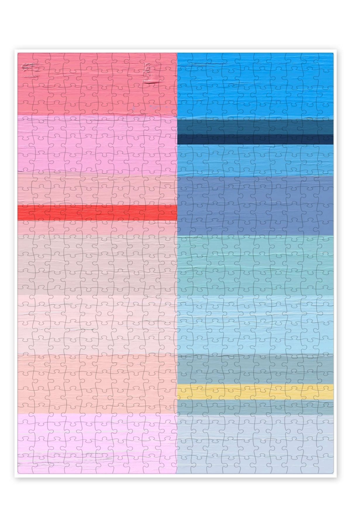 Jeronkarji Linear Rainbow 500 Parça Puzzle Yapboz Bohem Soyut Sanat Temalı