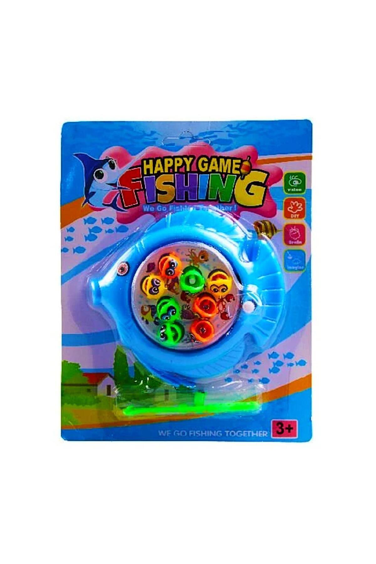 KIZILKAYA Kızılkaya Happy Game Kurmalı Balık Avı Mavi (277-7)